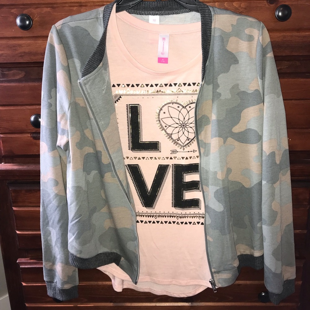 Jacket and shirt